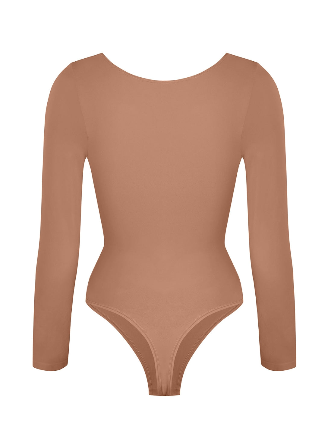 Long Sleeve Ruched Bodysuit - HeyShape