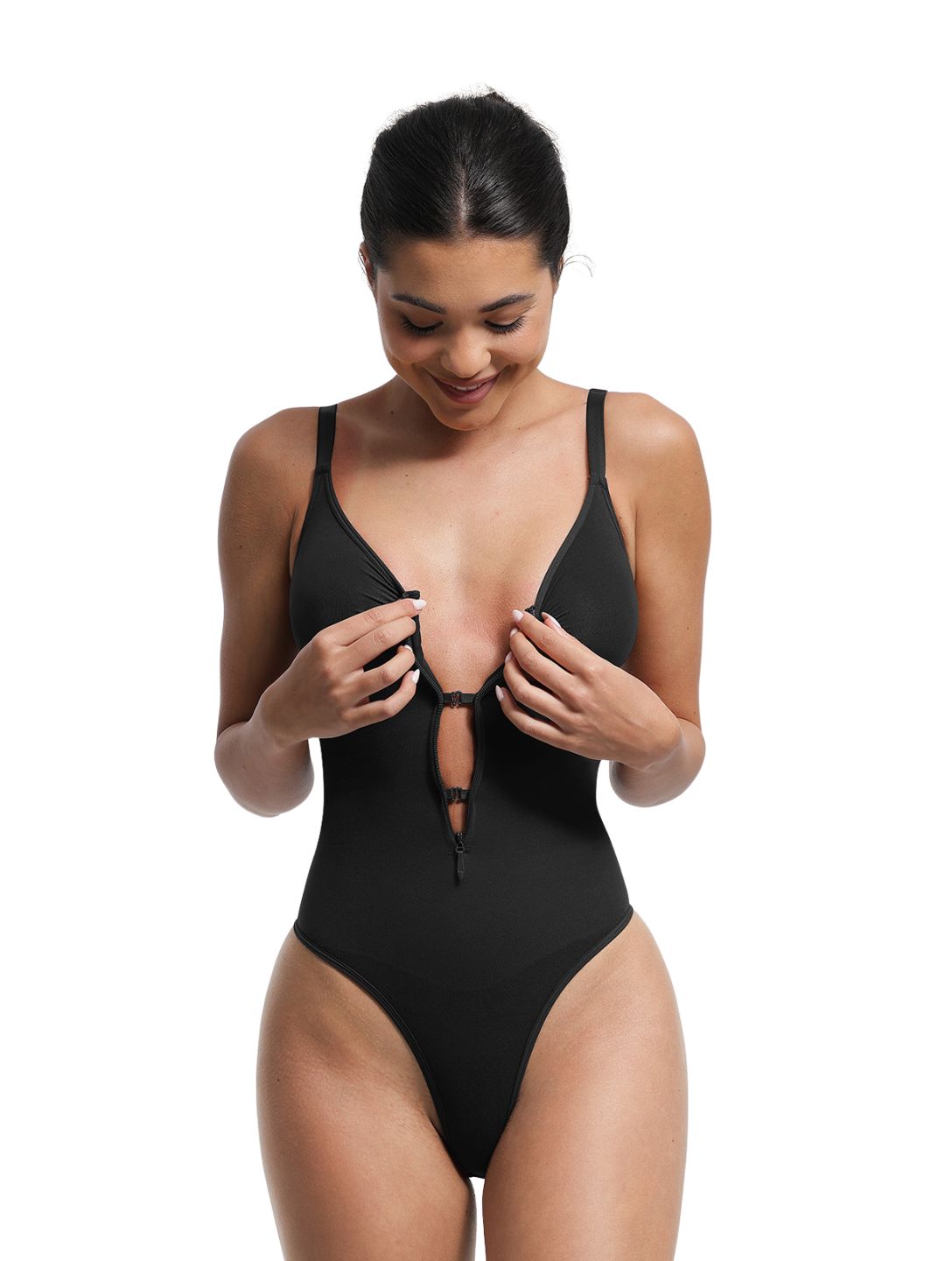 The Zip & Shape Bodysuit - HeyShape