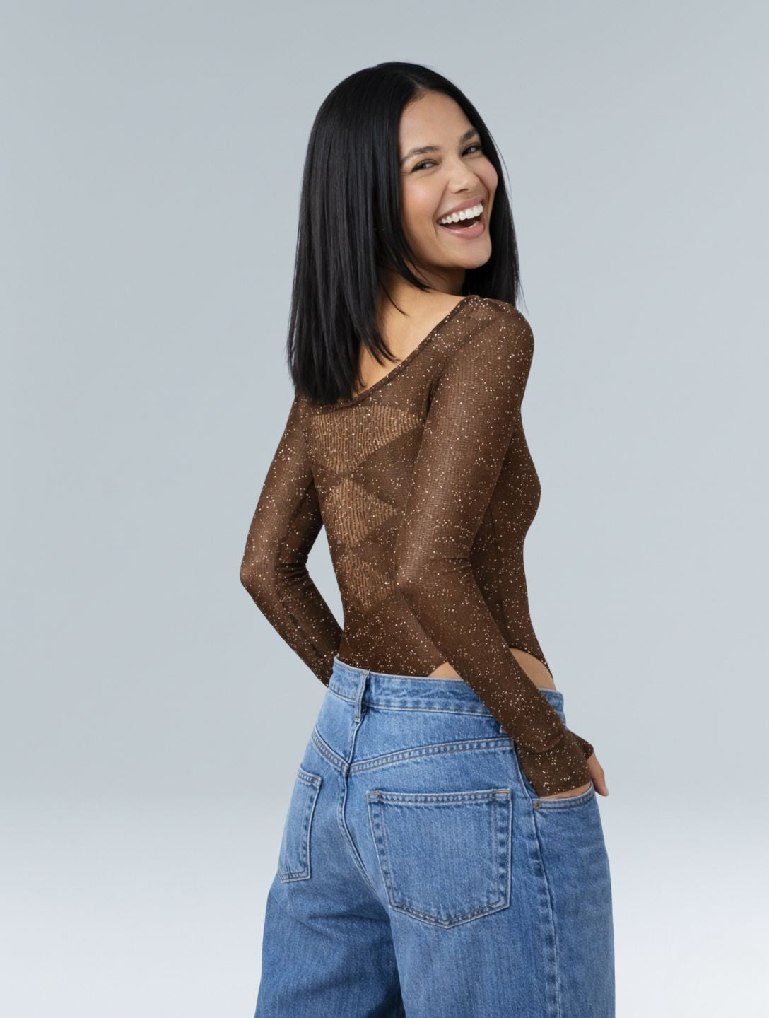 The Stardust Mesh Bodysuit - HeyShape