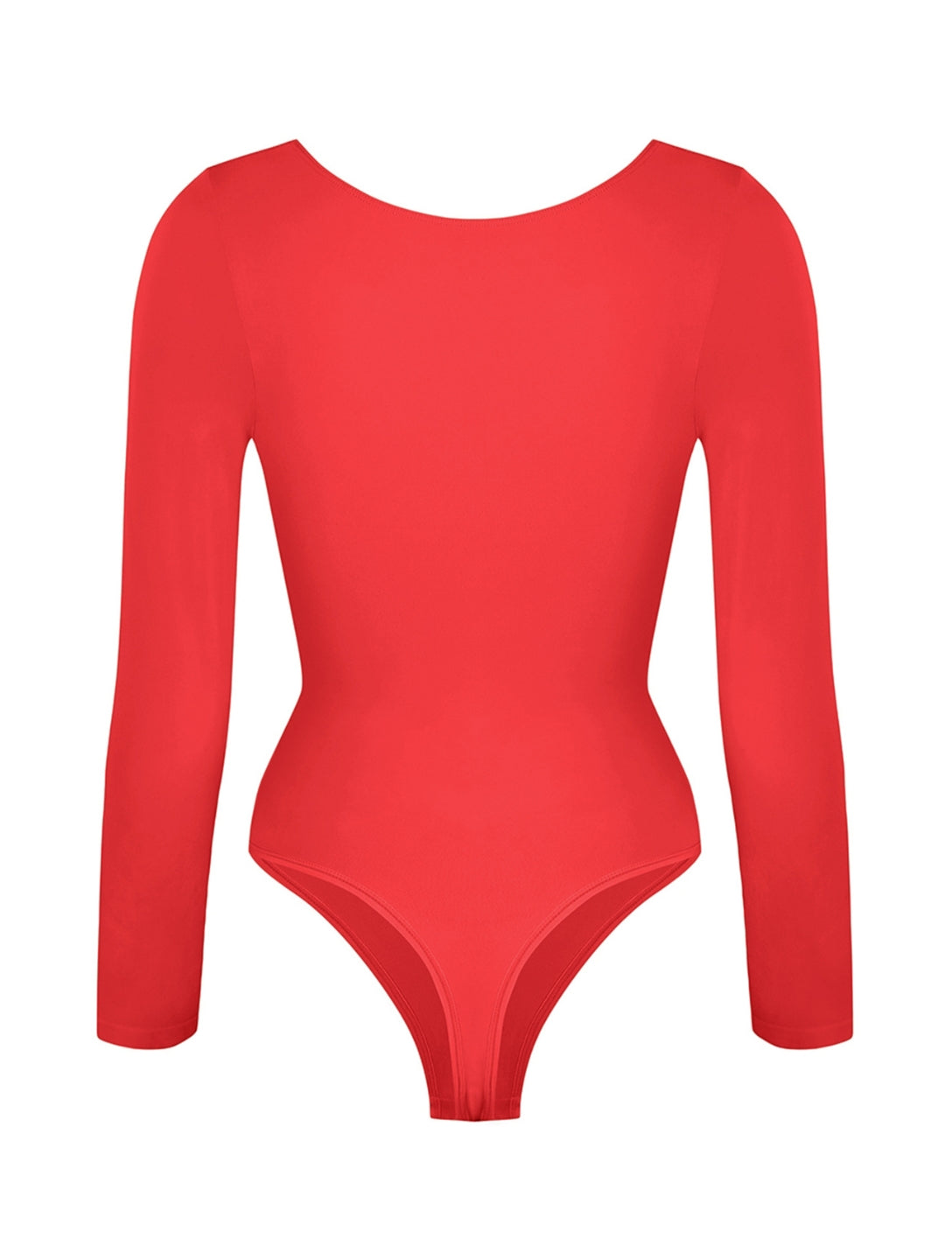 Long Sleeve Ruched Bodysuit - HeyShape