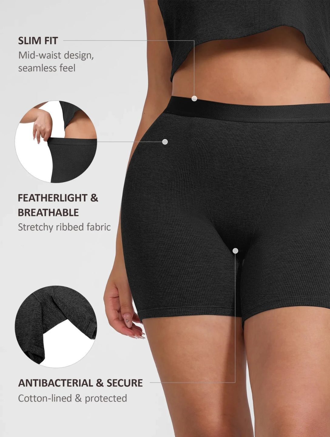 Cómodos pantalones cortos tipo bóxer para estar en casa