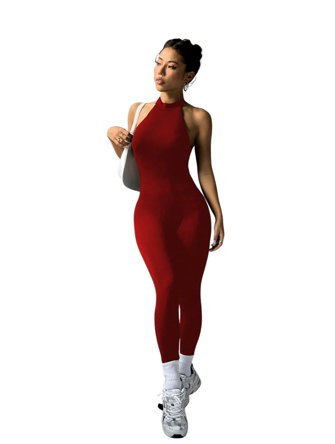 High Neck Sport Jumpsuit - HeyShape