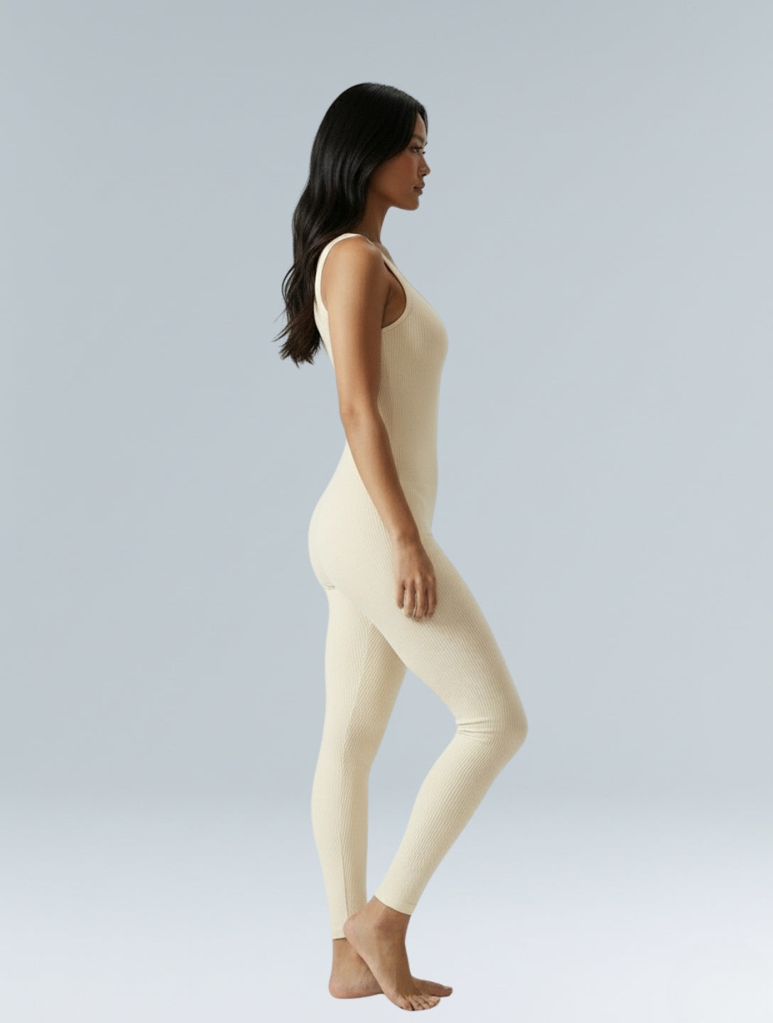 Rib Jumpsuit - HeyShape