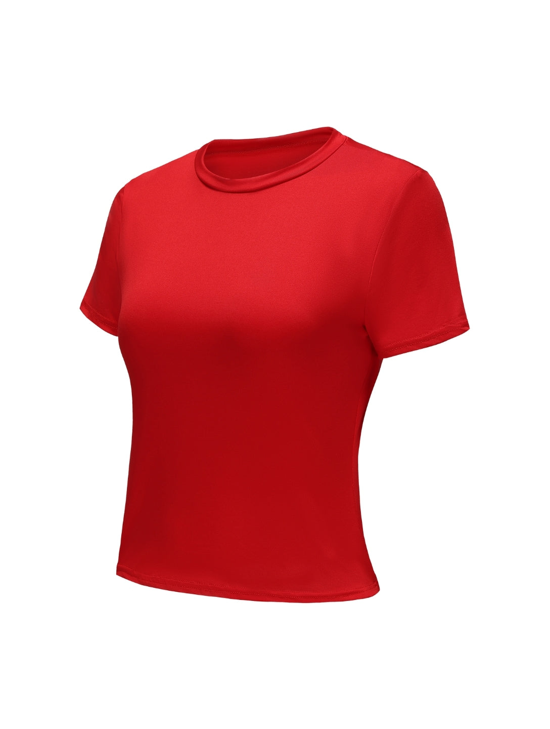 Camiseta de manga corta con cuello redondo