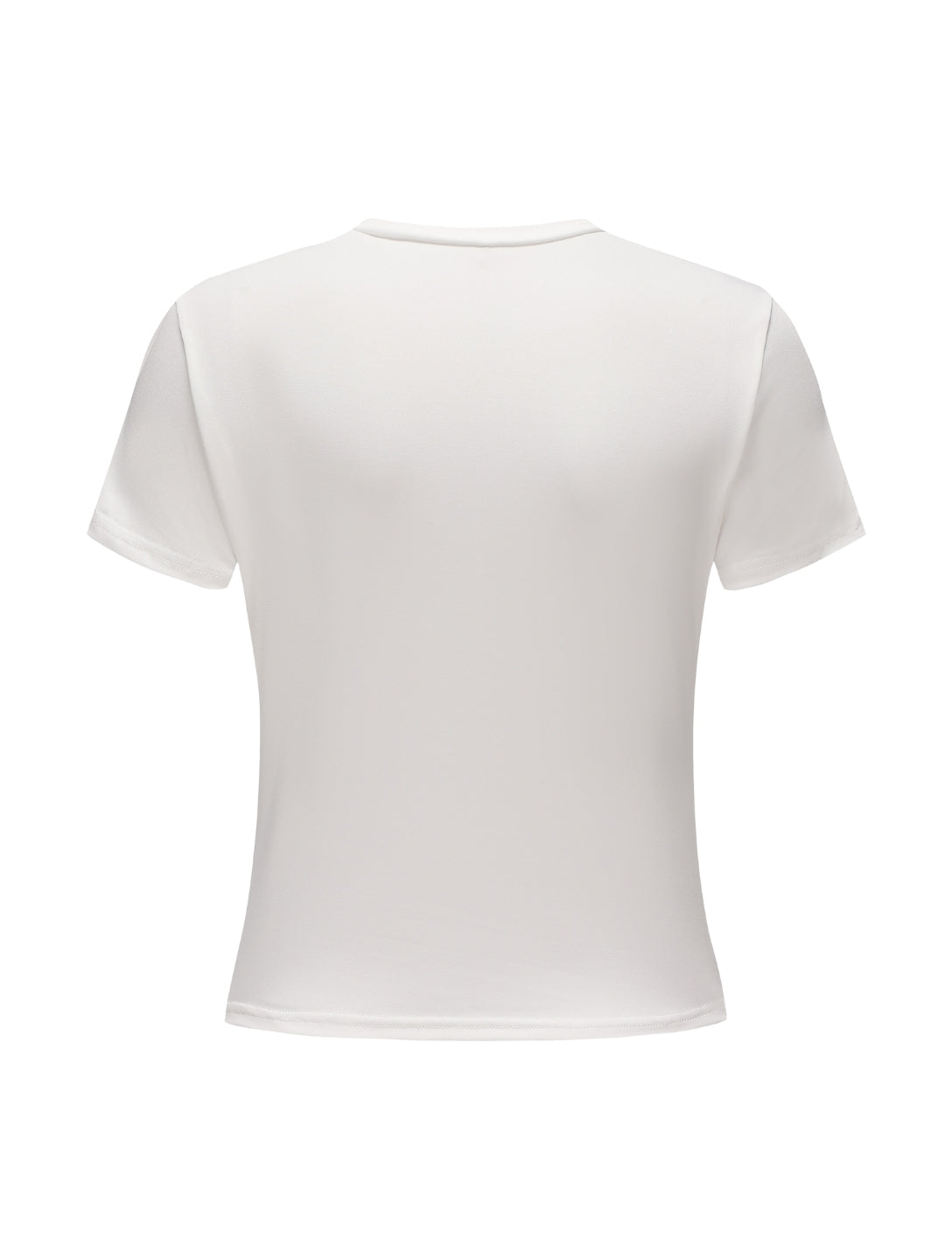 Camiseta de manga corta con cuello redondo