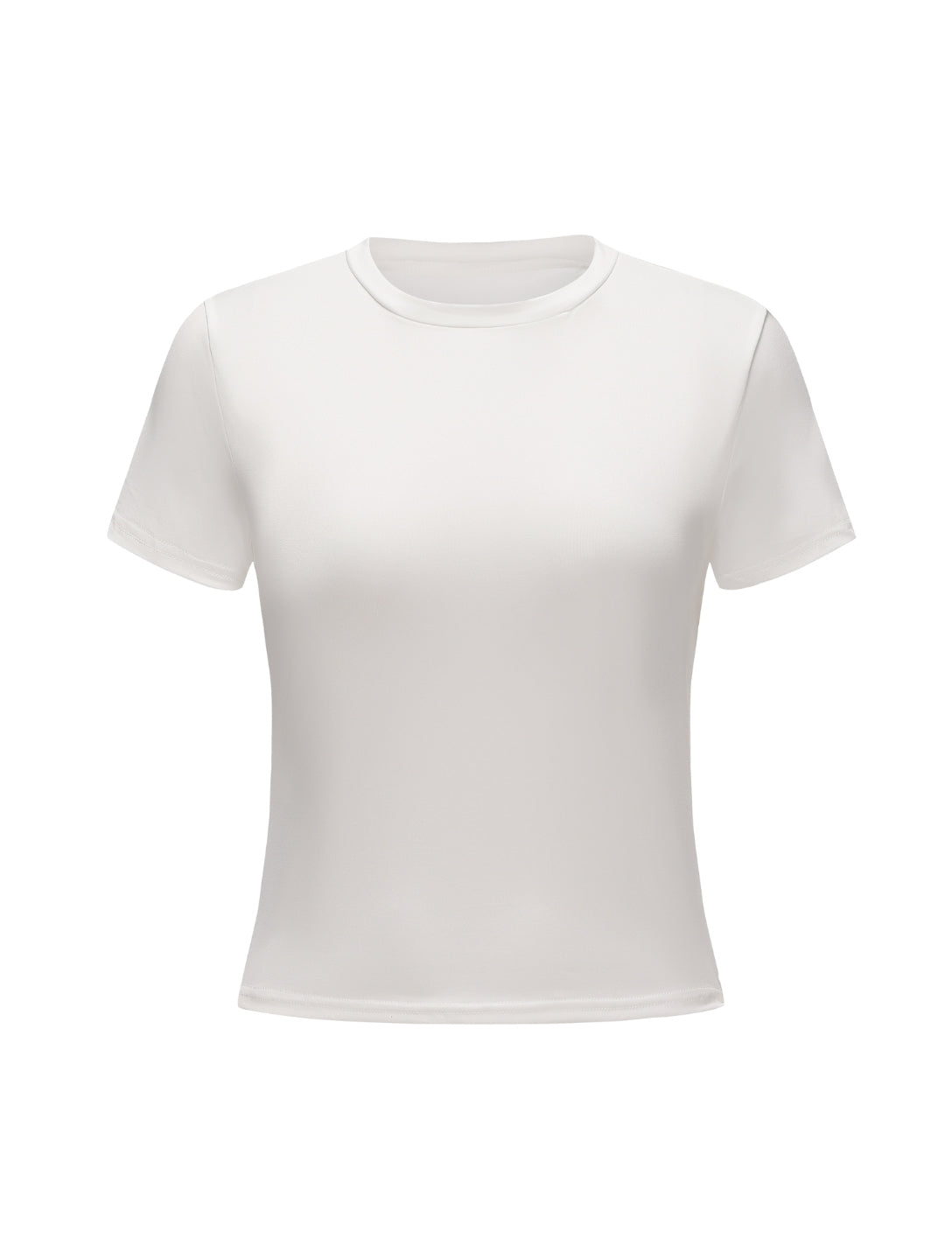 Short Sleeve Crew Neck Top - HeyShape