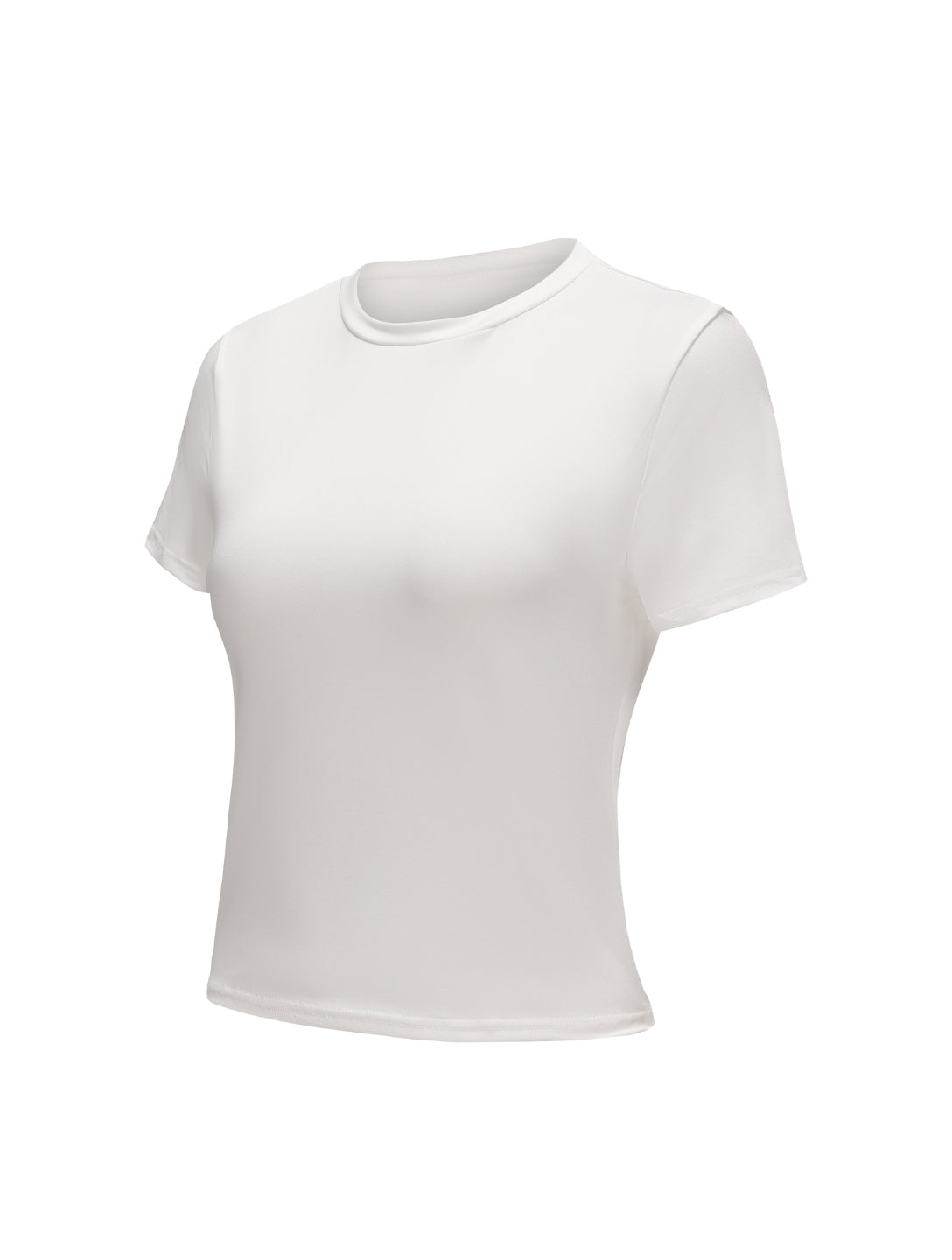 Camiseta de manga corta con cuello redondo