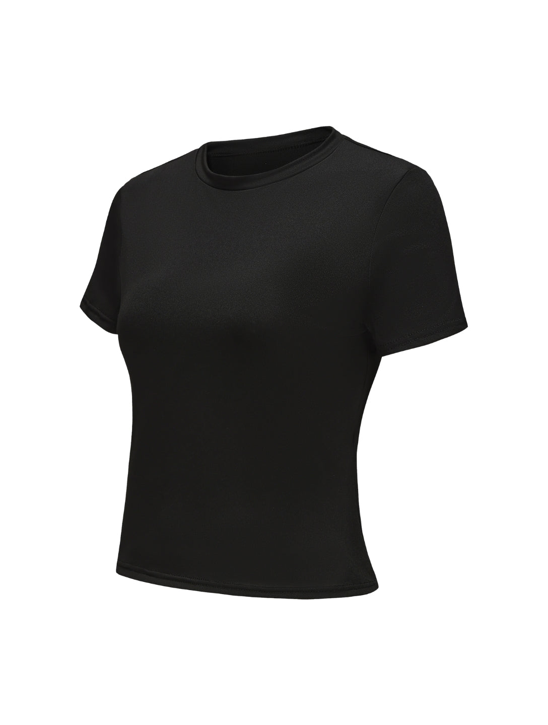 Short Sleeve Crew Neck Top - HeyShape
