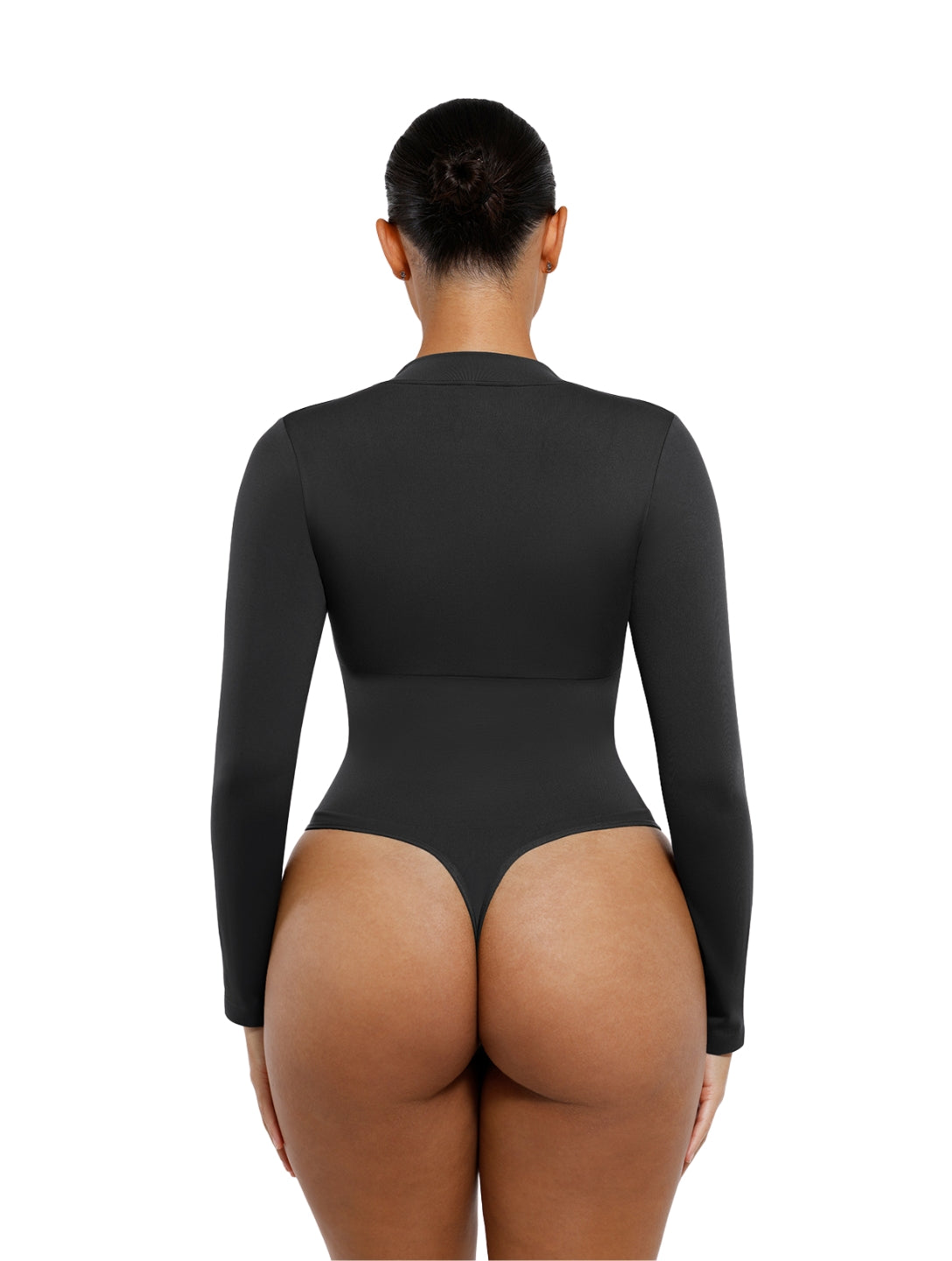Den djupa V-zip bodysuiten