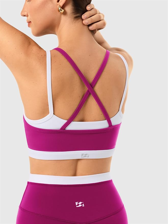 Leggings sin costuras de cintura alta y sujetador deportivo de doble capa