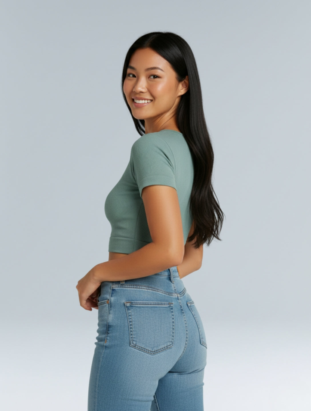 Shape me up Crop T-shirt - HeyShape