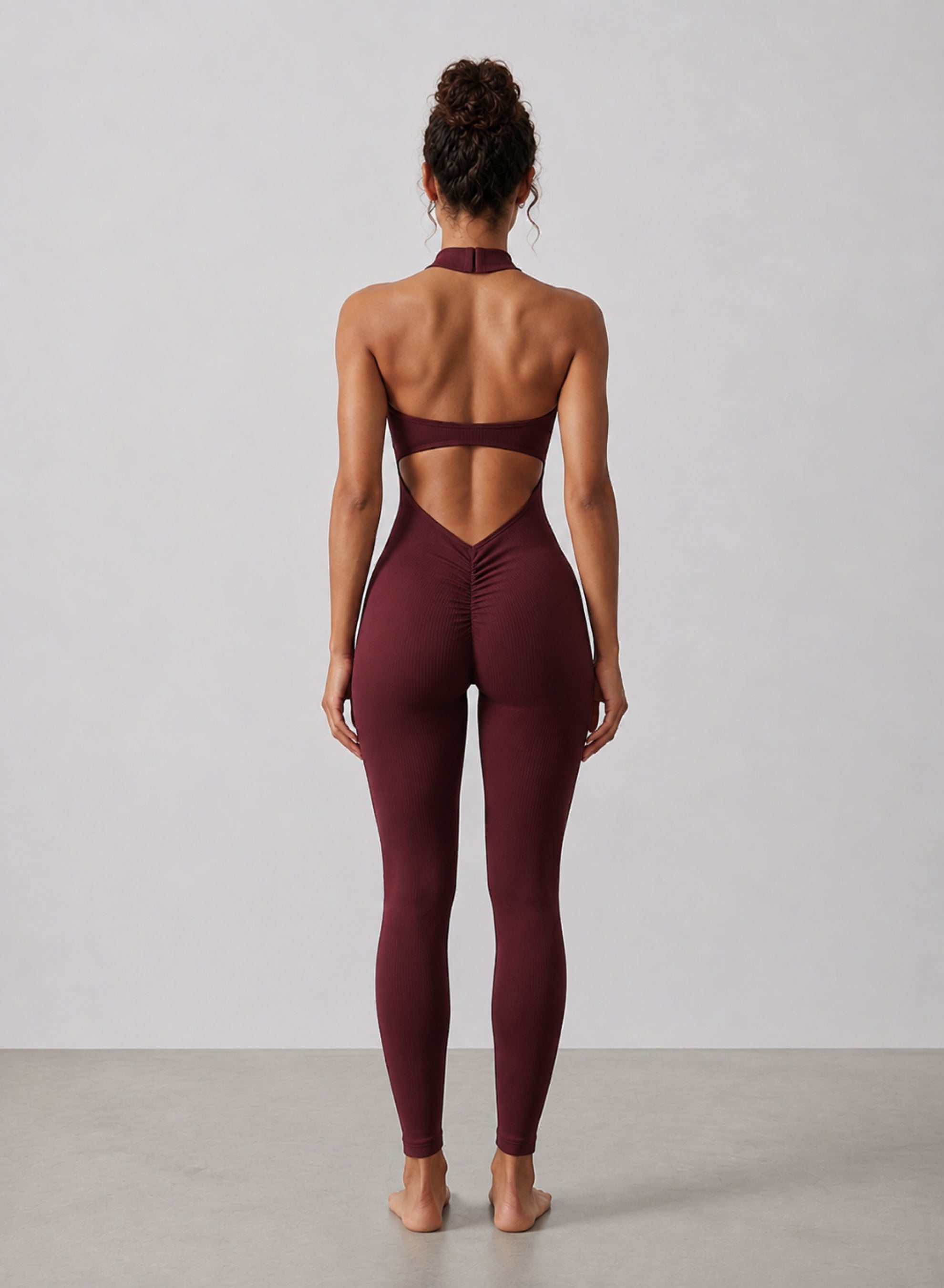 High Neck Sport Jumpsuit - HeyShape