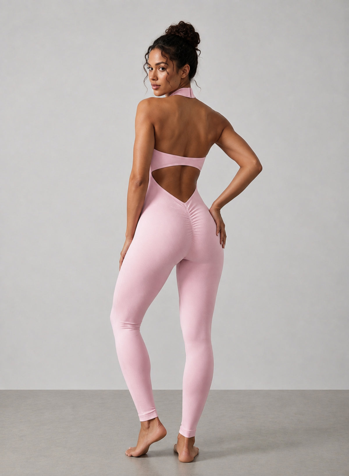 High Neck Sport Jumpsuit - HeyShape