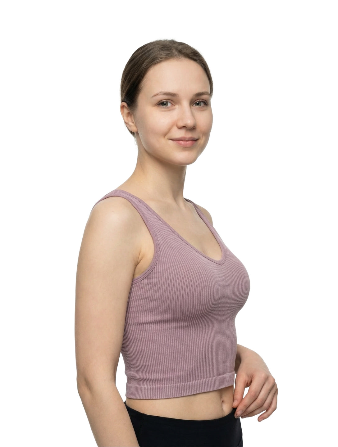 Ribbed Sculpt Crop - HeyShape