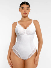Shapewear Laced Bodysuit - HeyShape