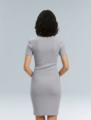Ribbed Bodycon Mini Dress - HeyShape