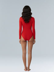 Long Sleeve Turtle Neck Bodysuit - HeyShape