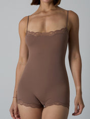 The Smooth Lace Romper - HeyShape