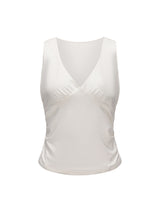 V-Neck Ruched Top