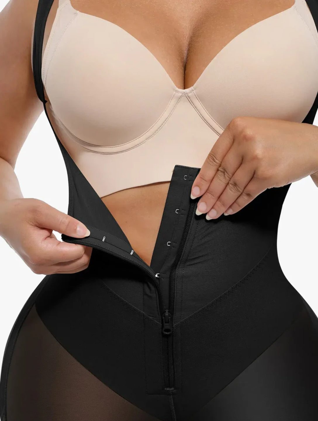 U-Shaped Faja Tummy Control Butt Lift Bodysuit - HeyShape