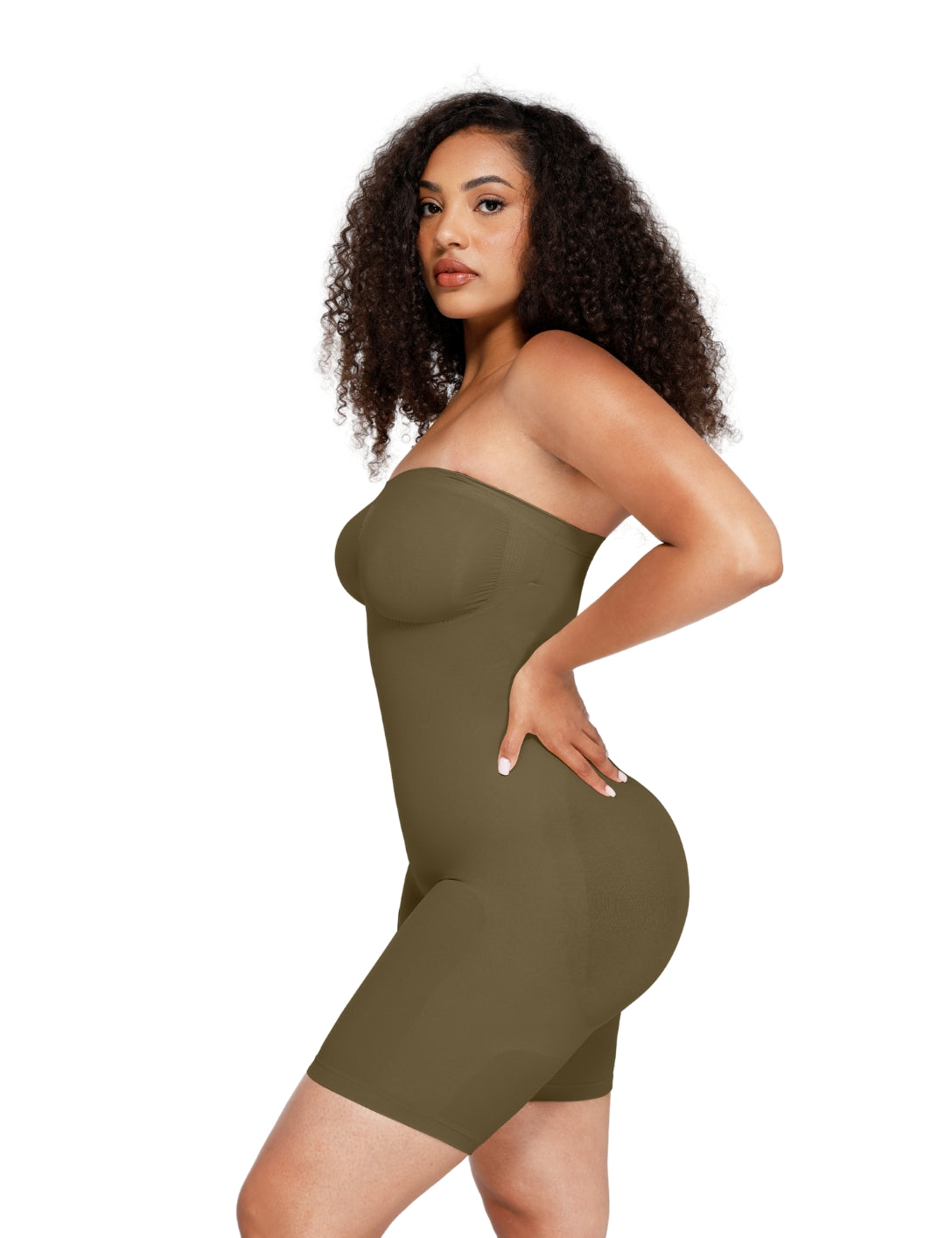 Strapless Sculpting Shapewear Bodysuit - HeyShape