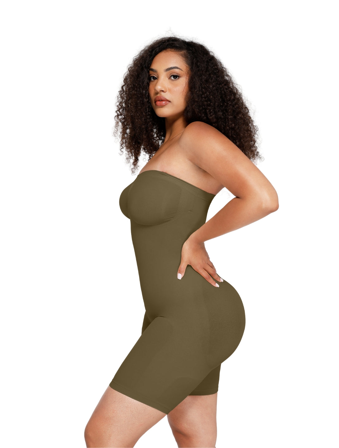 Strapless Sculpting Shapewear Bodysuit - HeyShape