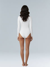Long Sleeve Turtle Neck Bodysuit - HeyShape