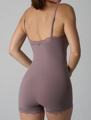 The Smooth Lace Romper - HeyShape