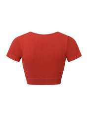 Shape me up Crop T-shirt - HeyShape