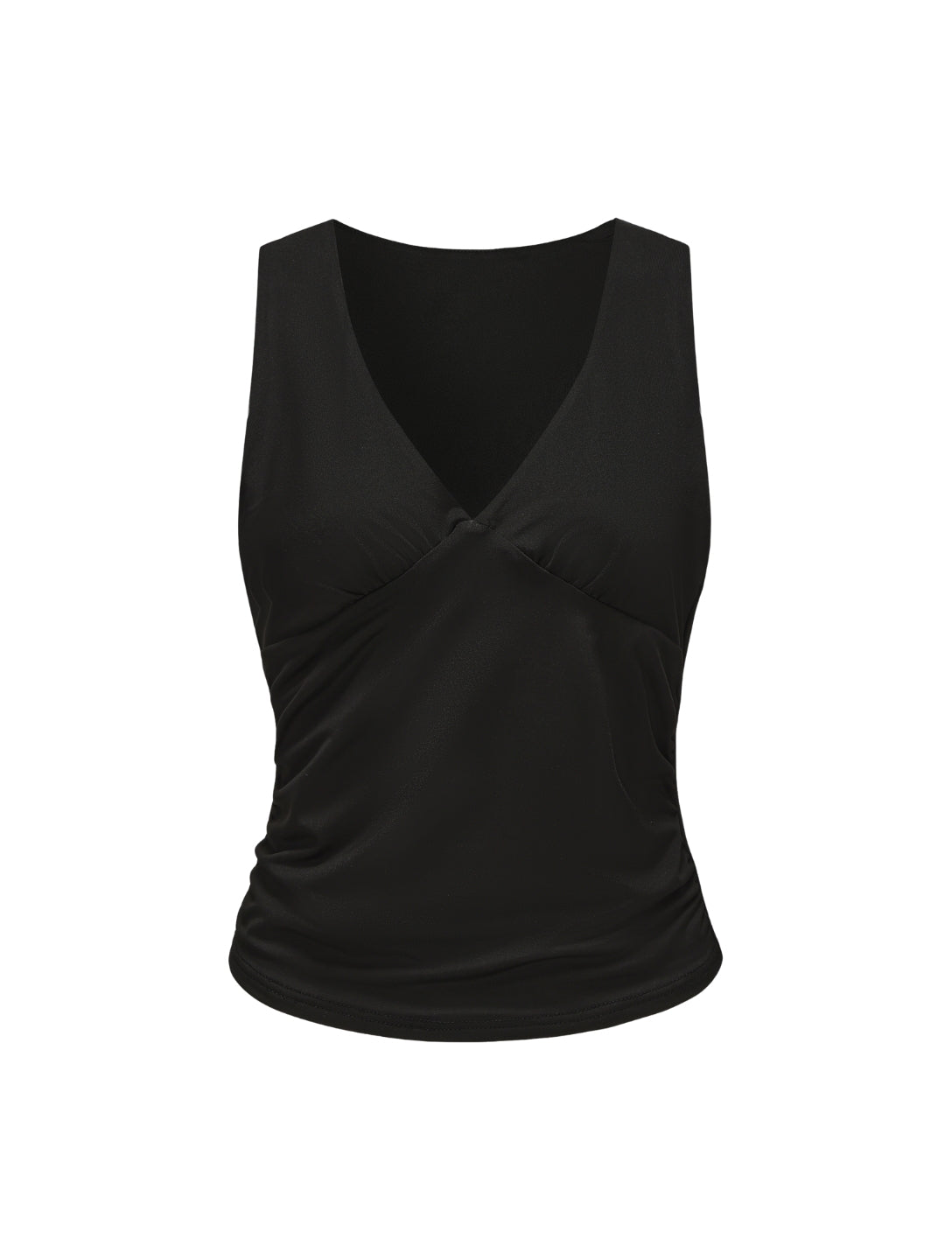 V-Neck Ruched Top