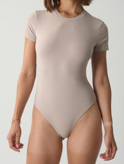 The Smooth Short Sleeve Bodysuit - HeyShape