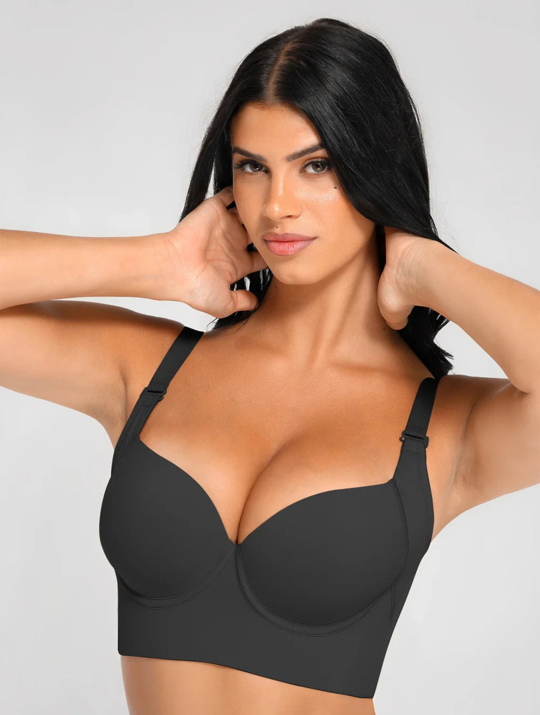 Sujetador push-up con aros ajustable