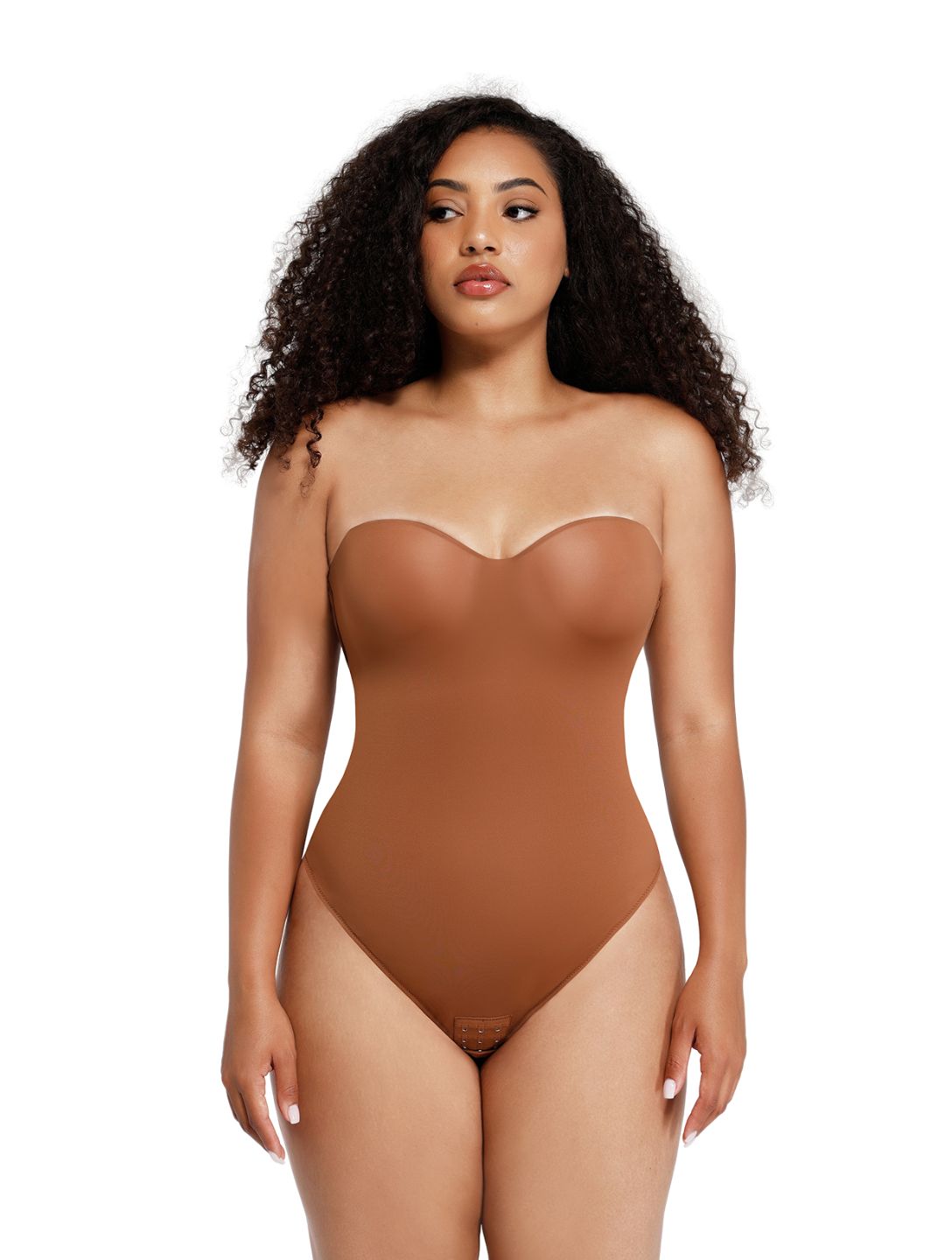 Strapless Supportive Shapewear Bodysuit - HeyShape