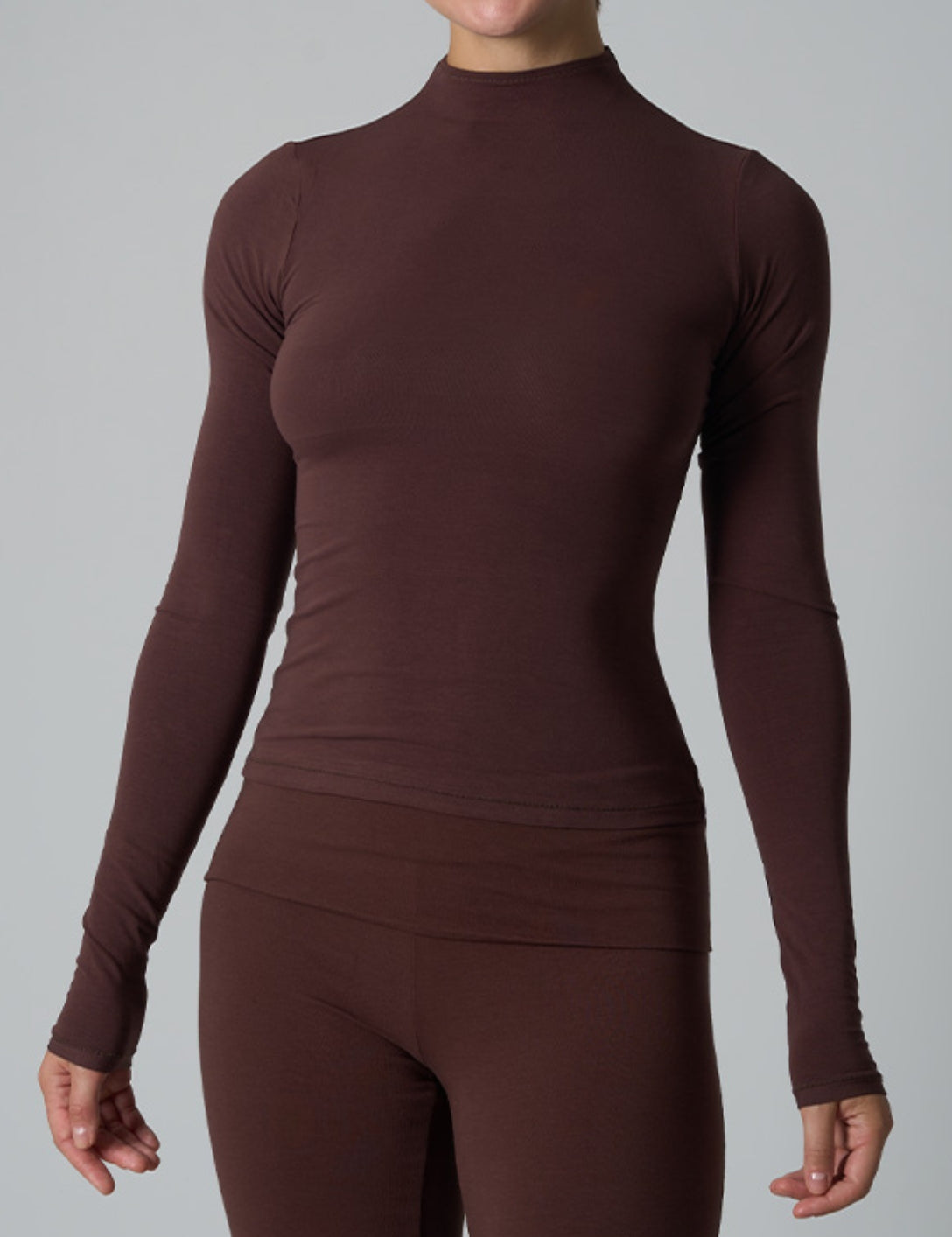 Cotton Classic High Neck Longsleeve - HeyShape