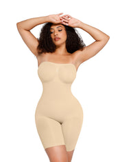 Strapless Sculpting Shapewear Bodysuit - HeyShape