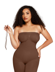 Strapless Sculpting Shapewear Bodysuit - HeyShape