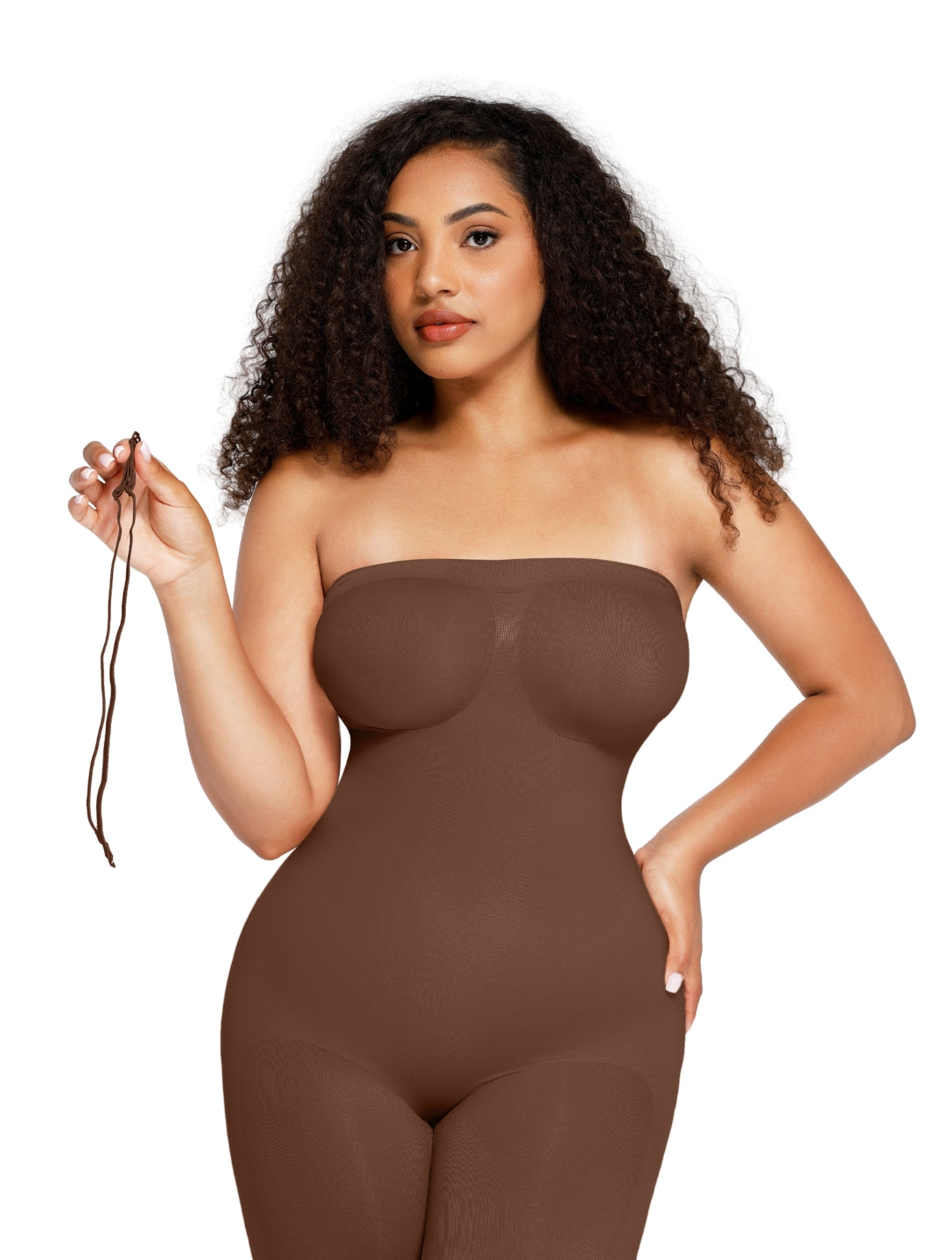 Strapless Sculpting Shapewear Bodysuit - HeyShape