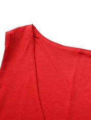 V-Neck Ruched Top - HeyShape