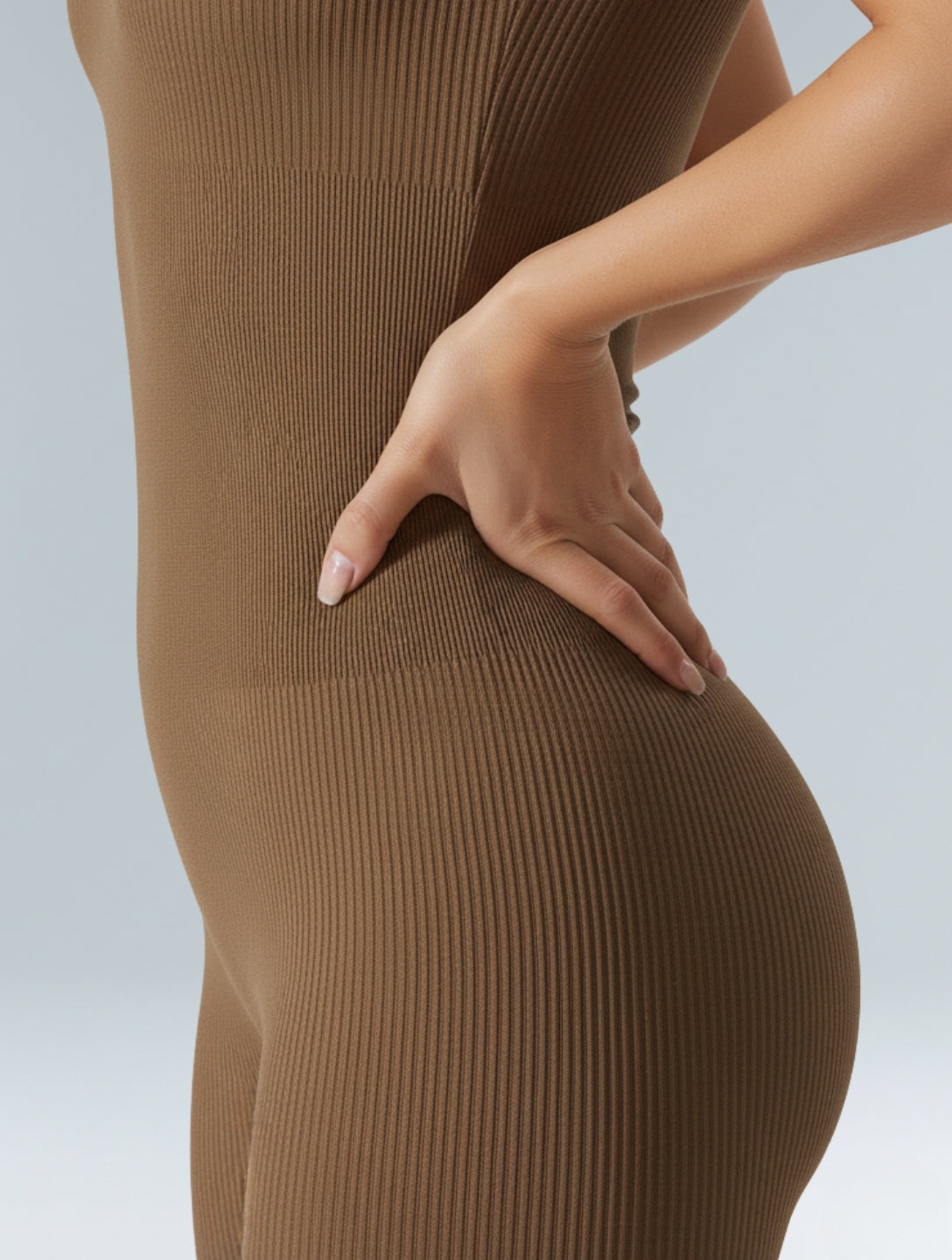 Rib Jumpsuit - HeyShape