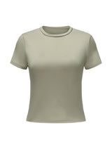 Short Sleeve Crew Neck Top