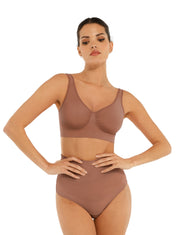 Snatched Wide Straps Bra - HeyShape