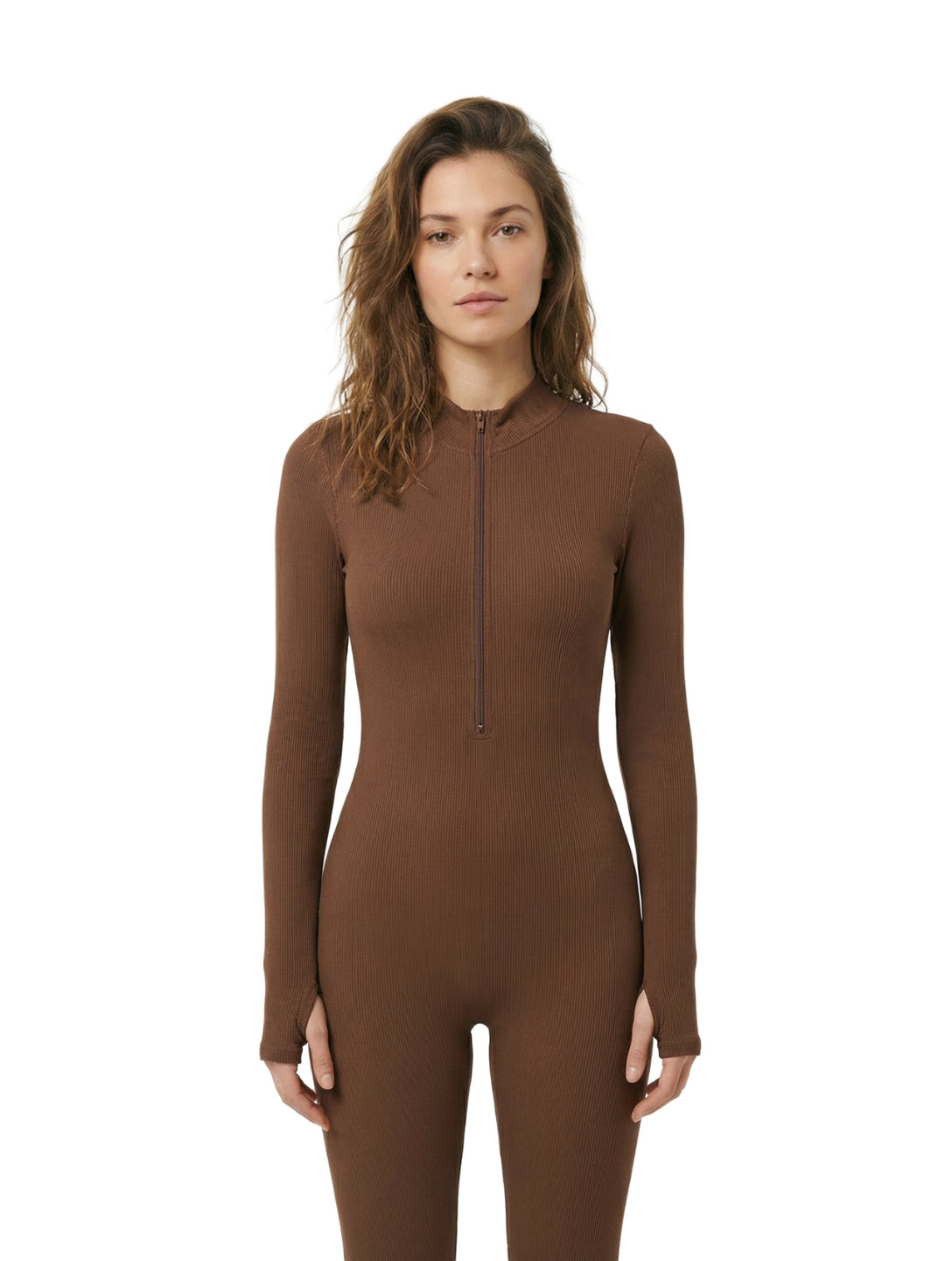 Snatched Rib Jumpsuit - HeyShape