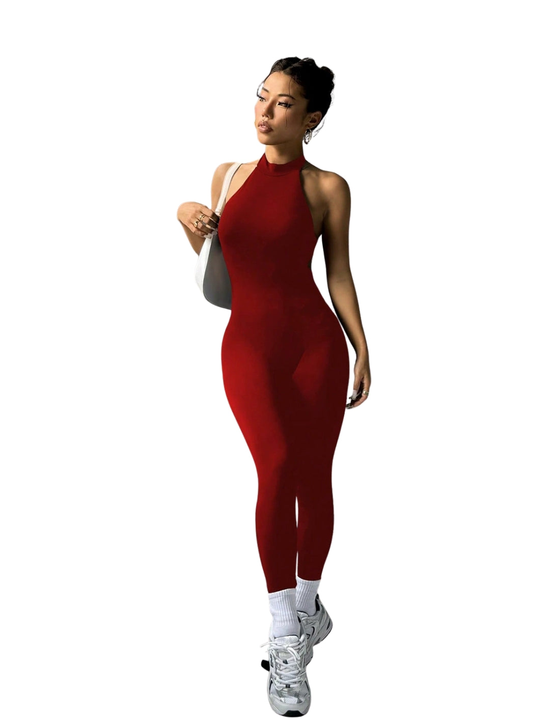 High Neck Sport Jumpsuit - HeyShape