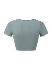 Shape me up Crop T-shirt - HeyShape