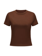 Short Sleeve Crew Neck Top