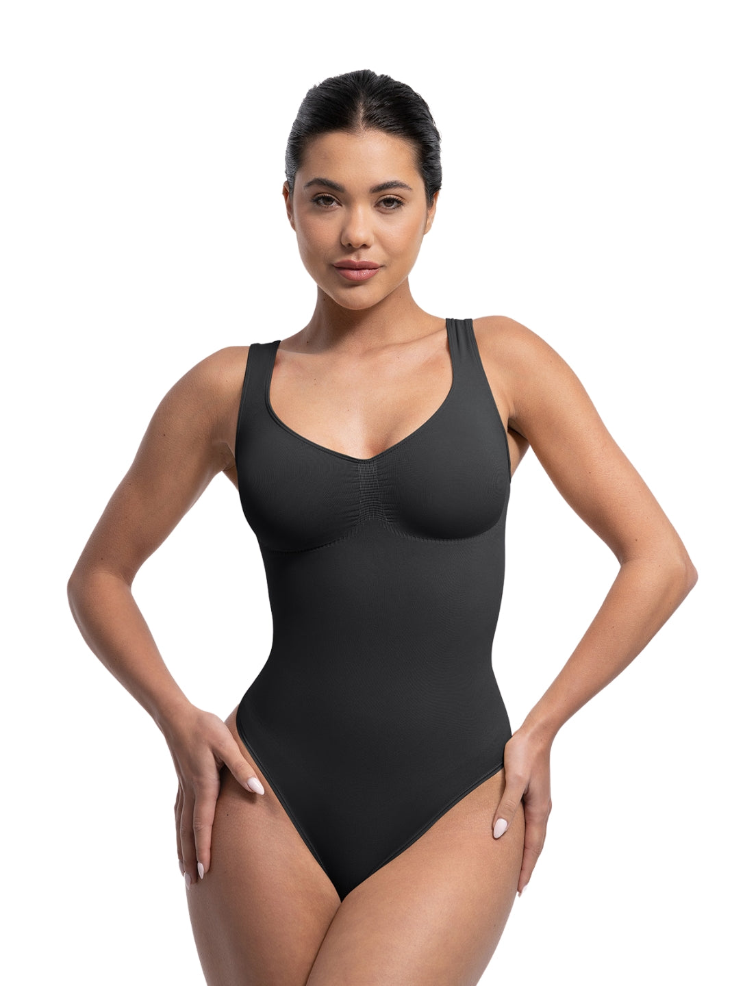 Seamless Sculpt Thong Bodysuit - HeyShape