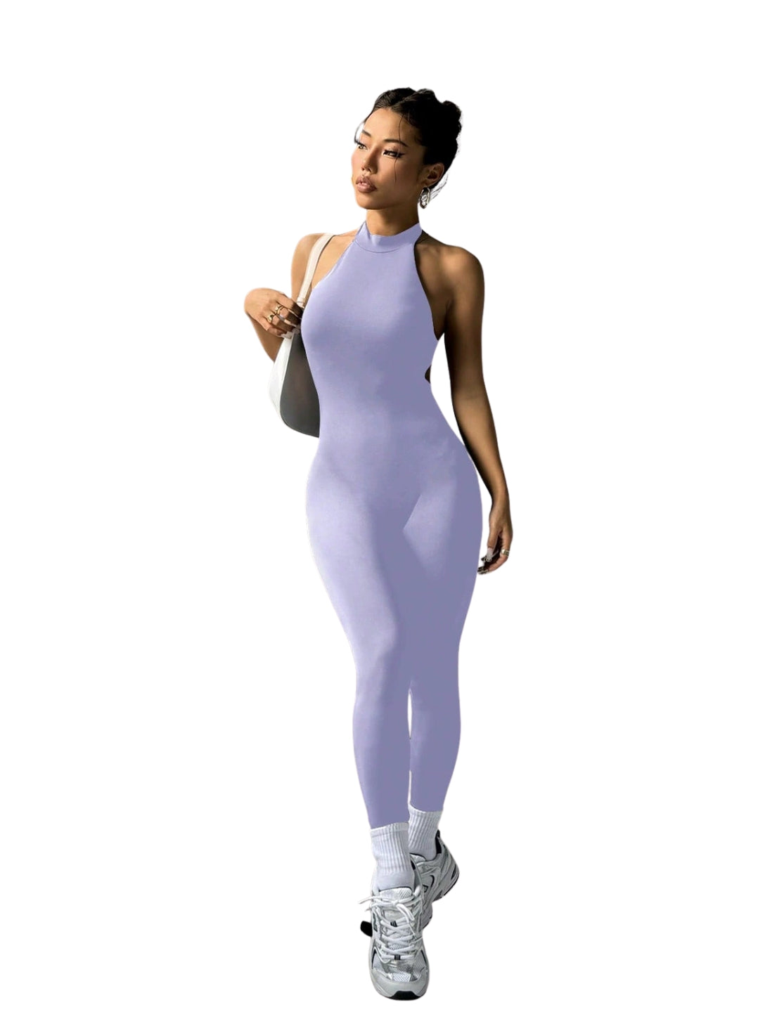High Neck Sport Jumpsuit - HeyShape