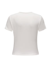 Short Sleeve Crew Neck Top - HeyShape