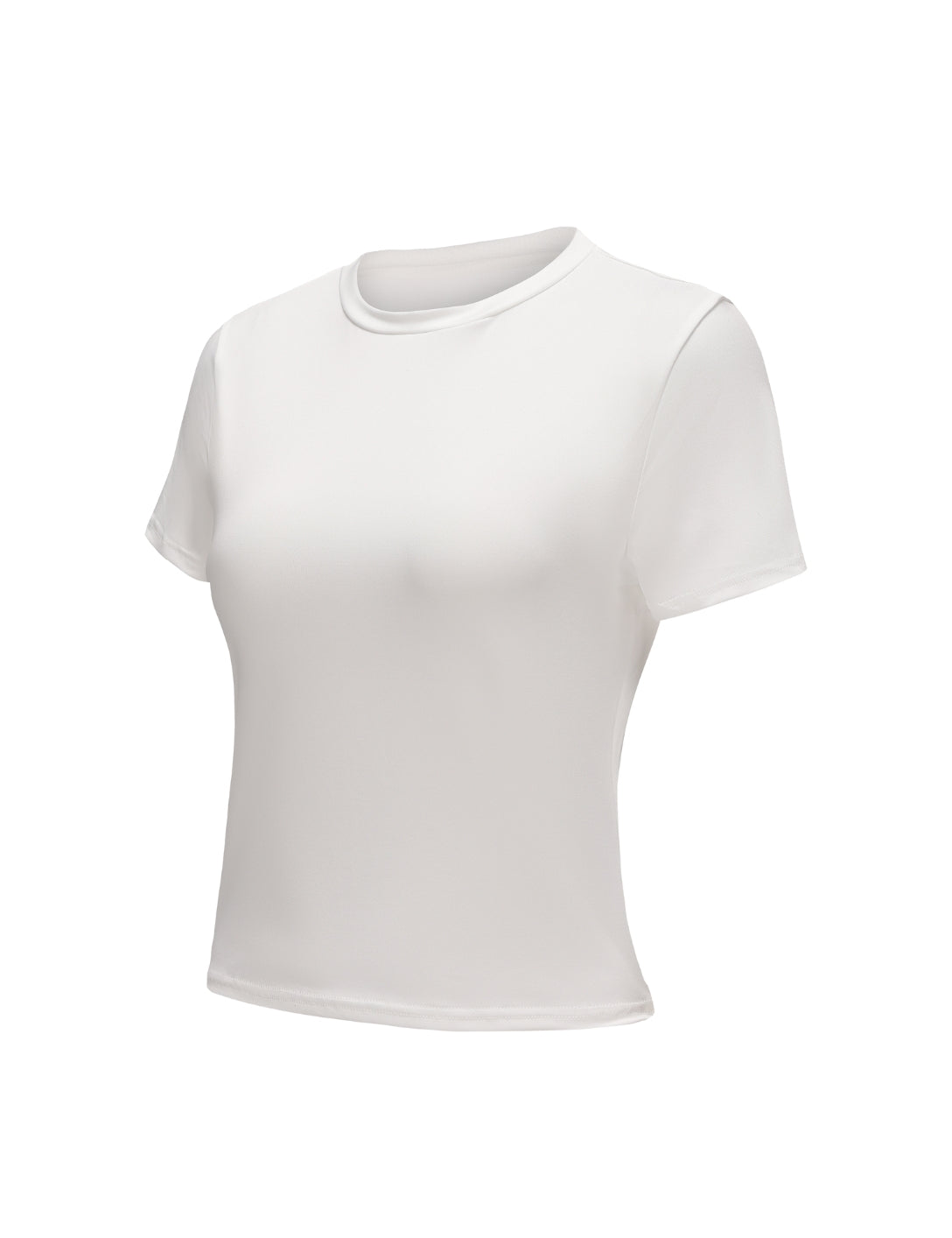Short Sleeve Crew Neck Top - HeyShape