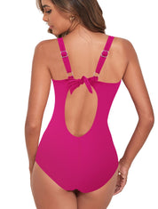 Sculpt Wrap Low Back One Piece - HeyShape